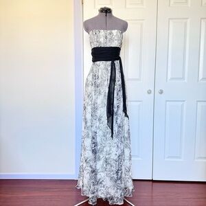Prom BCBG Silk Chiffon Empire Waist Dress